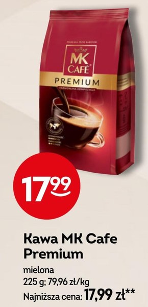 MK Café Premium Kawa palona mielona 225 g niska cena