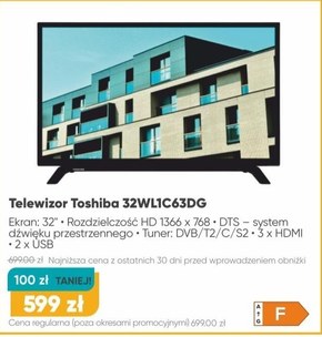 Telewizor Toshiba niska cena