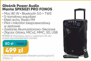 Power audio Manta niska cena