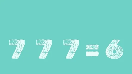Przedstawiona zagadka matematyczna wielu osobom sprawia trudności. Jakie znaki wstawić między siódemki, by wynik był poprawny?/ Fot. materiały własne
