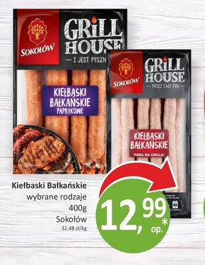 Sokołów Grill House Kiełbaski bałkańskie 400 g niska cena