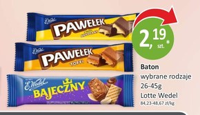 E. Wedel Pawełek Batonik mleczny toffi 45 g niska cena