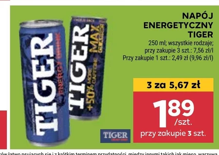 Napój energetyczny Tiger