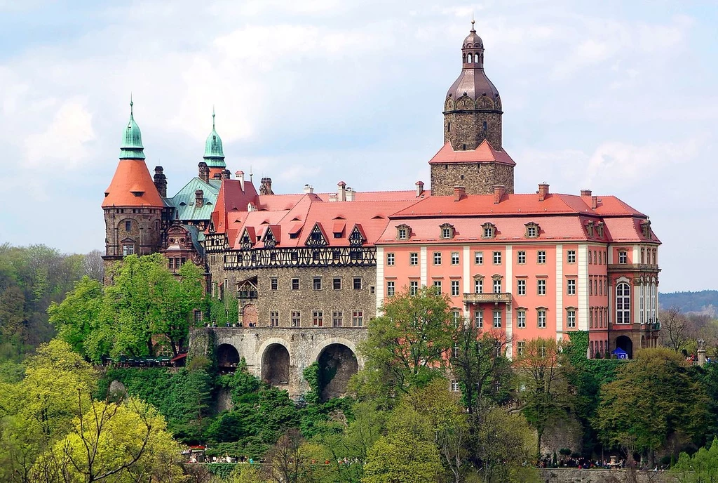 Zamek Książ w Wałbrzychu.