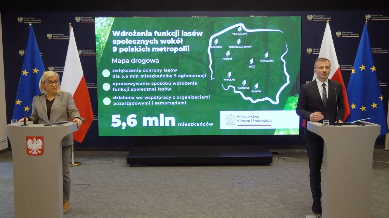 Lasy społeczne mają powstać w 9 lokalizacjach w Polsce. Jak szacuje resort, skorzysta z nich 5,6 mln Polek i Polaków Lasy społeczne mają powstać w 9 lokalizacjach w Polsce. Jak szacuje resort, skorzysta z nich 5,6 mln Polek i Polaków