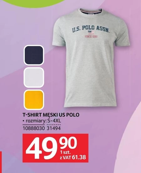 T-shirt męski US Polo
