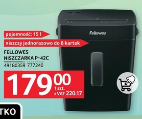 Niszczarka Fellowes niska cena