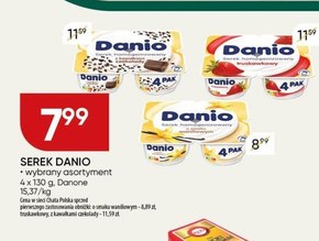 Danio Serek homogenizowany o smaku waniliowym 520 g (4 x 130 g) niska cena