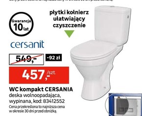 Kompakt wc Cersanit niska cena