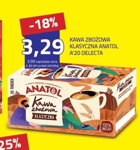 Anatol Kawa zbożowa klasyczna 84 g (20 x 4,2 g) niska cena
