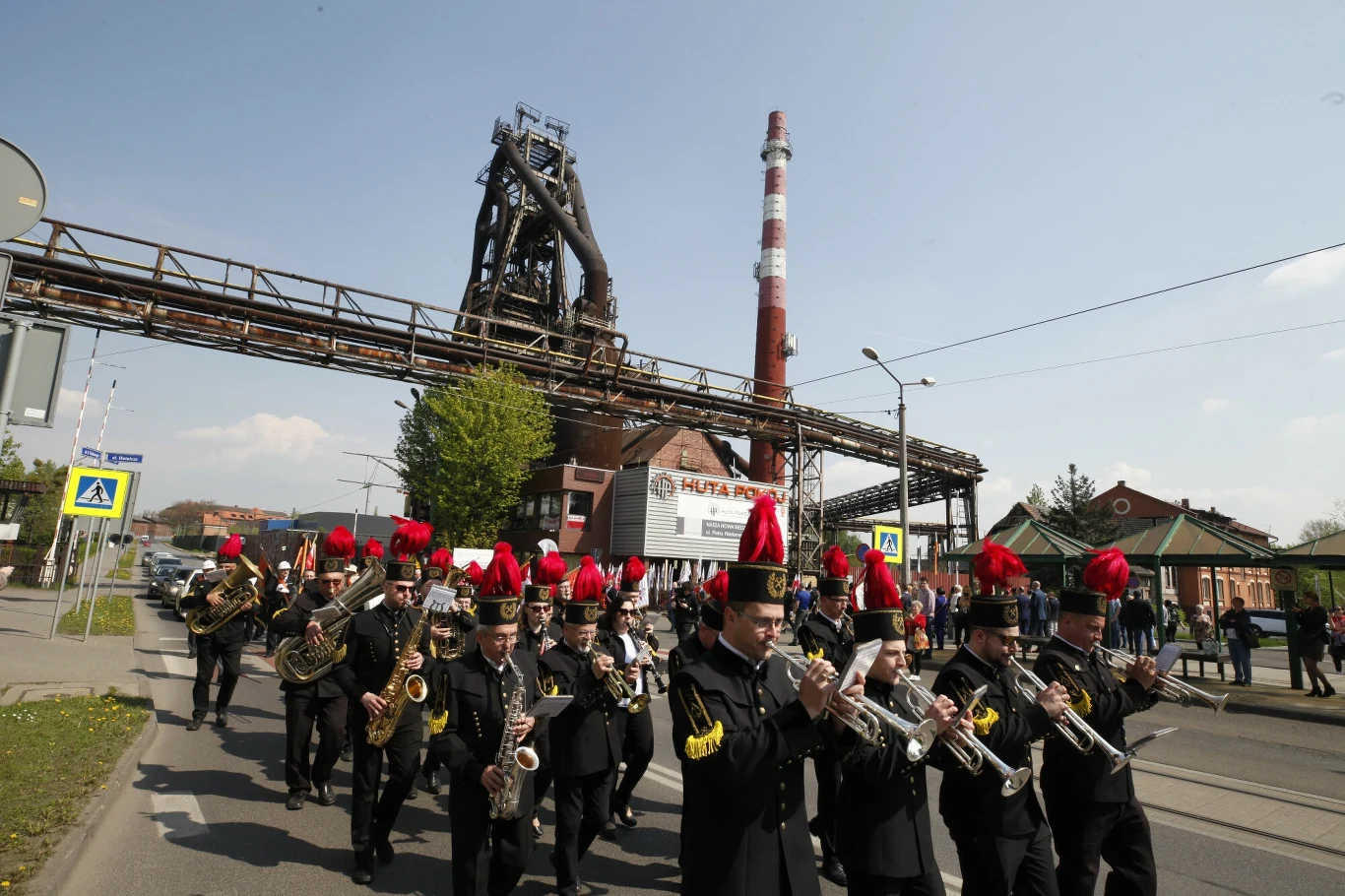 Wielki piec (w tle) Huty Pokój w Rudzie Śląskiej będzie rewitalizowany Wielki piec (w tle) Huty Pokój w Rudzie Śląskiej będzie rewitalizowany