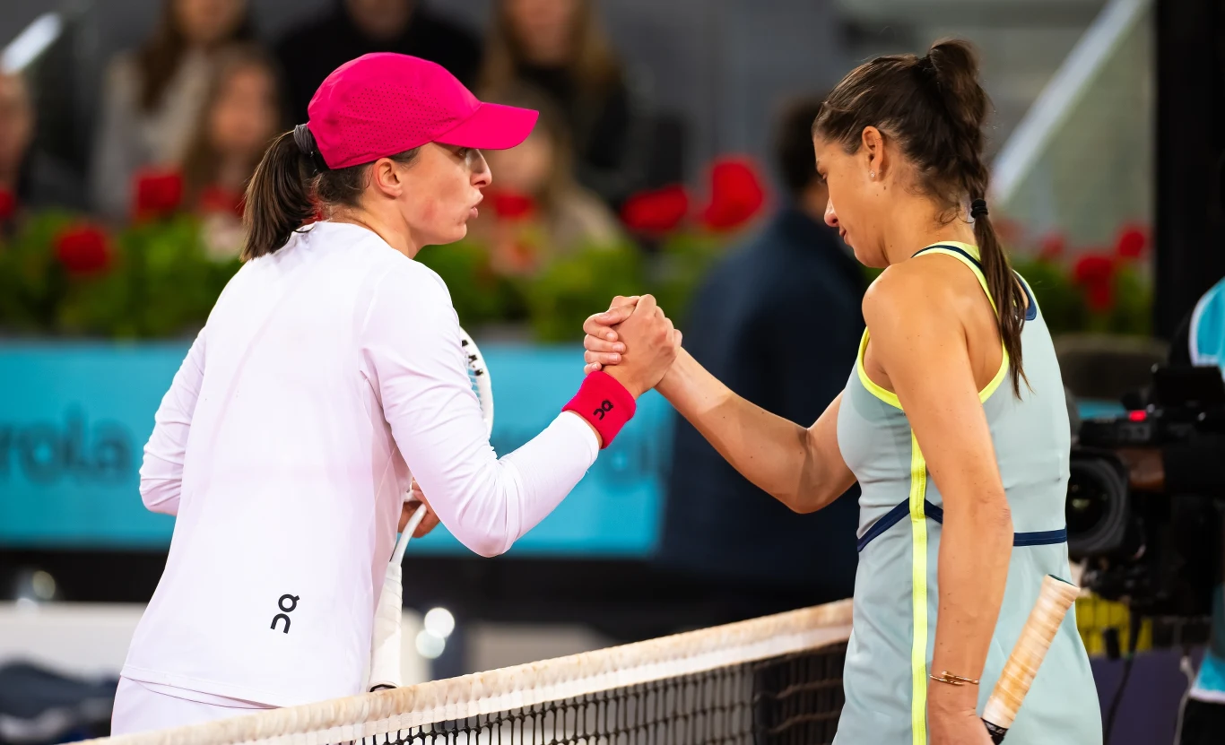 Iga Świątek i Sorana Cirstea Iga Świątek i Sorana Cirstea