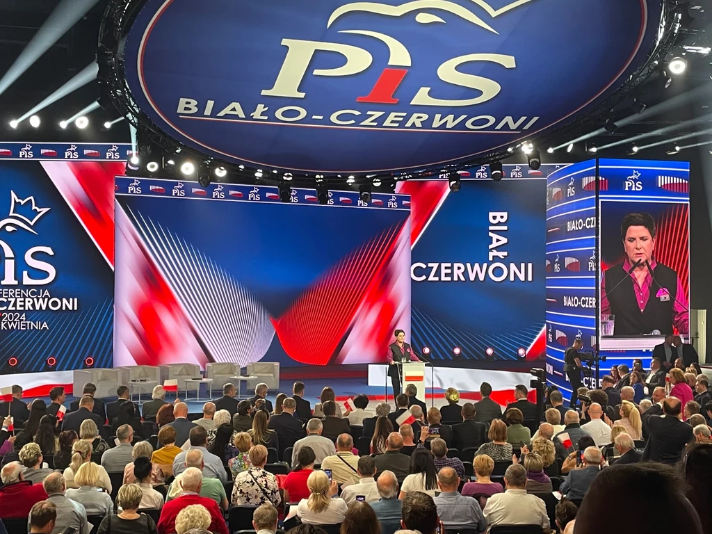 Konwencja europejska PiS w Warszawie. Inauguracja kampanii przed wyborami do PE 2024 Konwencja europejska PiS w Warszawie. Inauguracja kampanii przed wyborami do PE 2024