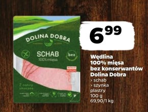 Dolina Dobra Wędzony schab 100 % polskiego mięsa 100 g niska cena