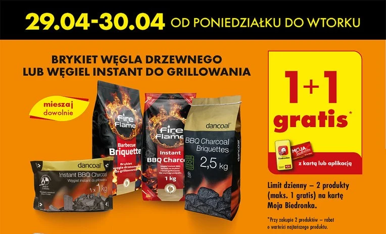 Węgiel i grill za darmo w BIedornce! 