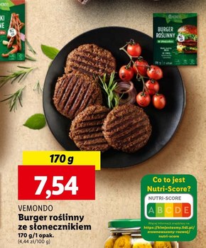 Burger roślinny Vemondo niska cena