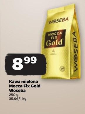 Woseba Mocca Fix Gold Kawa palona mielona 250 g niska cena