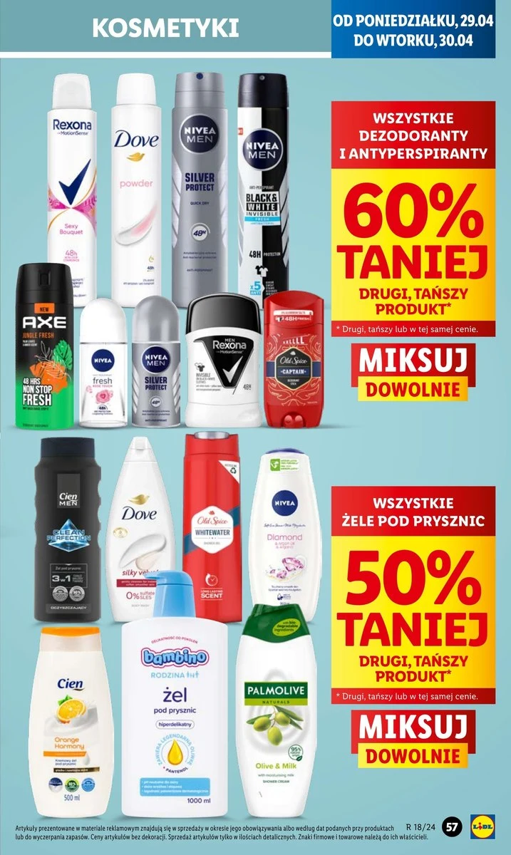 Kosmetyki do 60% taniej w Lidlu! 