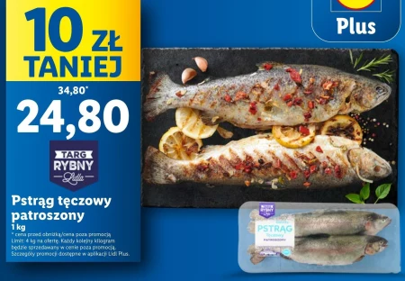 Pstrąg tęczowy Targ rybny Lidla
