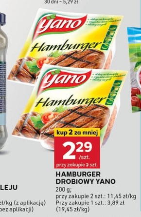 Yano Hamburger drobiowy classic 200 g niska cena