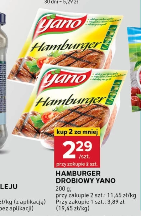 Yano Hamburger drobiowy classic 200 g
