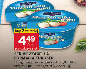 Formagia Ser Mozzarella w zalewie mini kulki 125 g niska cena