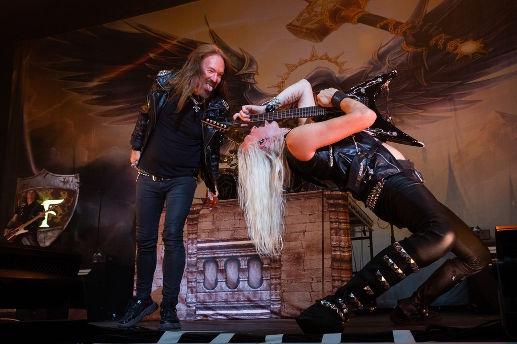 Joacim Cans i Oscar Dronjak (Hammerfall) w akcji 