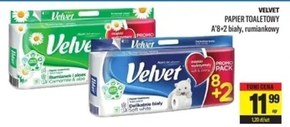 Velvet White Cotton Papier toaletowy 10 rolek niska cena