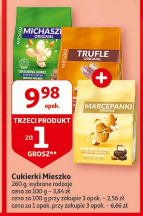Mieszko Marcepanki Original Czekoladka z marcepanem 260 g niska cena