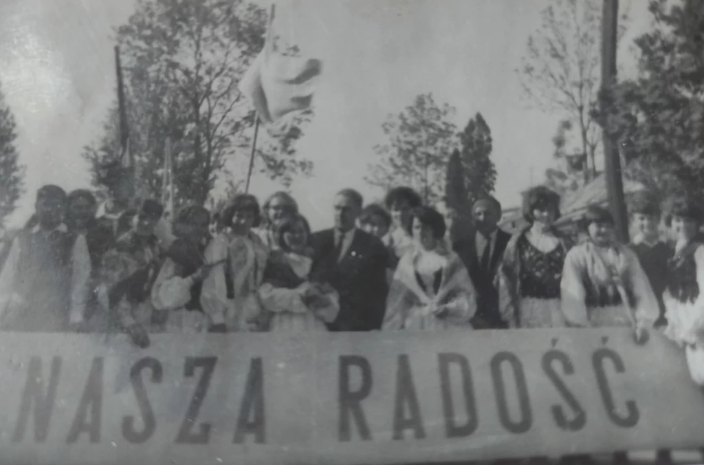 Obchody Święta Pracy w 1968 r. w Brzozowie (obecne woj. podkarpackie)