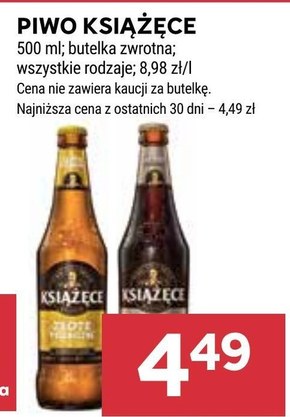 Książęce Złote Pszeniczne Piwo 500 ml niska cena
