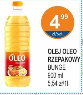 Oleo Olej rzepakowy 0,9 l niska cena