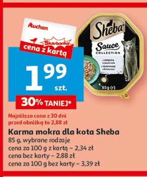 Sheba Classics Mokra karma dla dorosłych kotów w terynie z dziczyzną 85 g niska cena