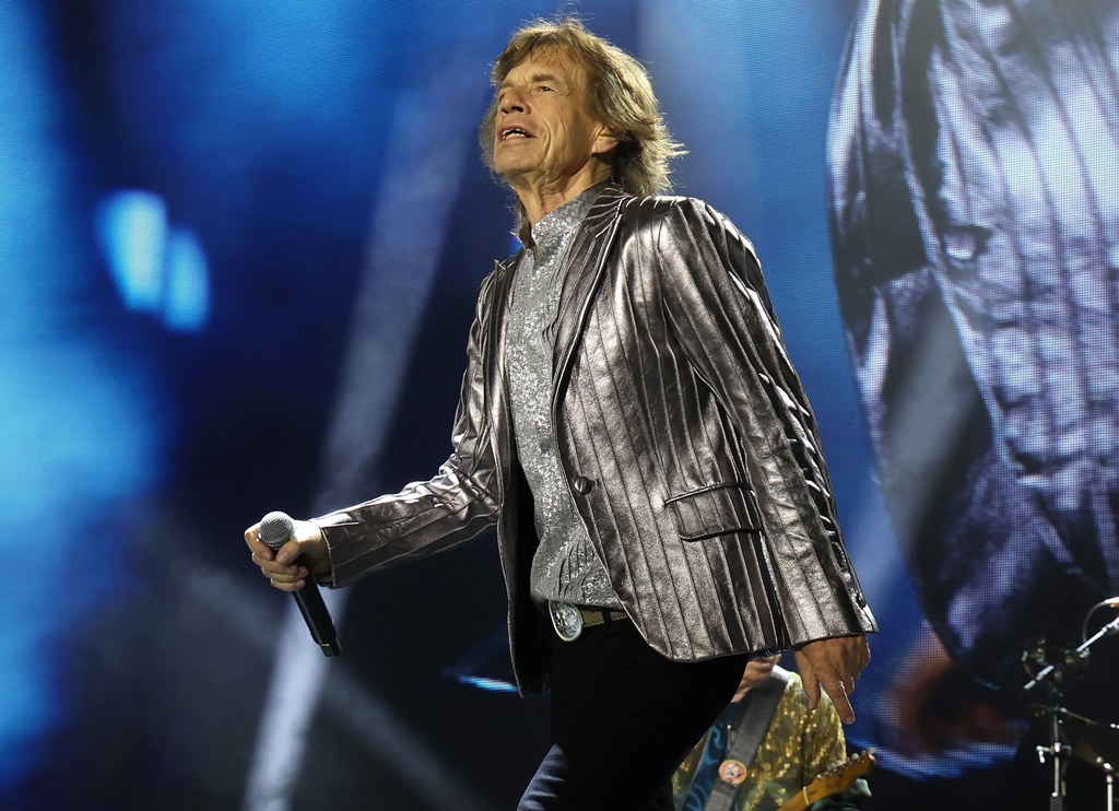 Mick Jagger (The Rolling Stones) na koncercie w Houston