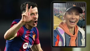 Polska aktorka zrobiła show na meczu FC Barcelony. Emocje wzięły górę 
