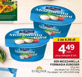 Formagia Ser Mozzarella w zalewie mini kulki 125 g niska cena