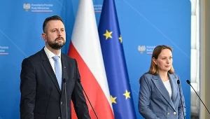 Wicepremier Władysław Kosiniak-Kamysz i minister funduszy i polityki regionalnej Katarzyna Pełczyńska-Nałęcz