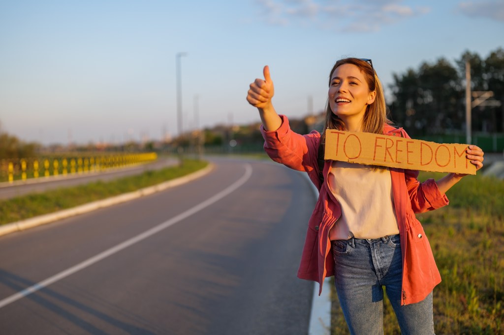 Podróż autostopem, czyli tzw. podróż za jeden uśmiech