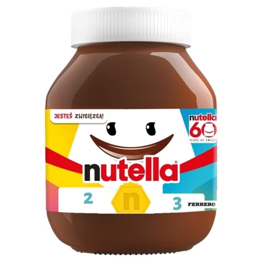 Nutella Krem do smarowania z orzechami laskowymi i kakao 825 g - 0