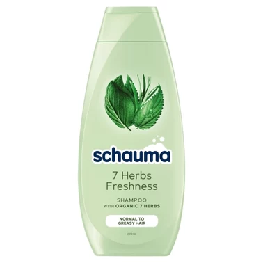 Schauma 7 Herbs Freshness Szampon do włosów przetłuszczających się i normalnych 400 ml - 0