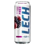 Lech Free Piwo bezalkoholowe o smaku jeżyny i wiśni 500 ml