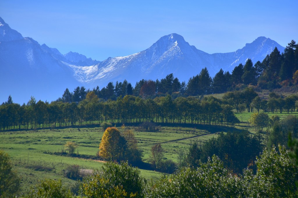 Tatry widziane z Pienińskiego Parku Narodowego