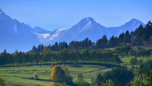 Tatry widziane z Pienińskiego Parku Narodowego