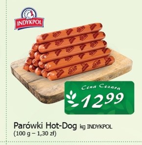 Indykpol Parówki hot dog niska cena