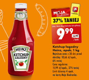 Heinz Ketchup łagodny 1000 g niska cena