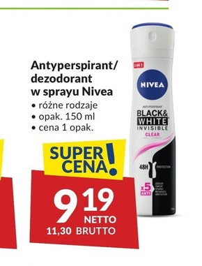 Nivea Black&White Invisible Ultimate Impact Antyperspirant Spray 150ml niska cena