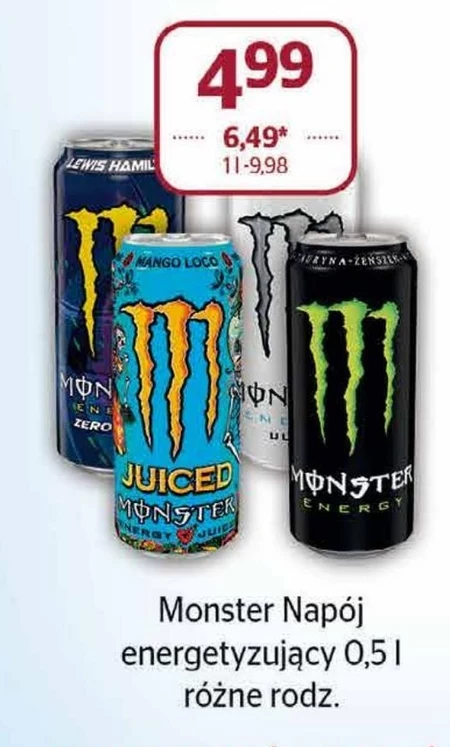 Monster Energy Mango Loco Gazowany napój energetyczny 500 ml