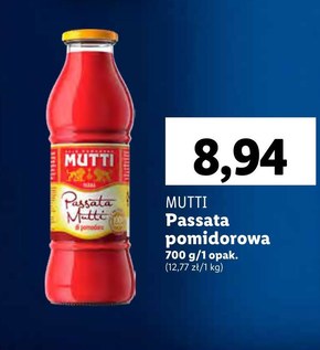 Mutti Passata przecier pomidorowy 700 g niska cena