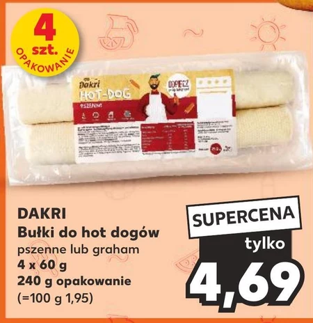 Bułka do hot dogów Dakri