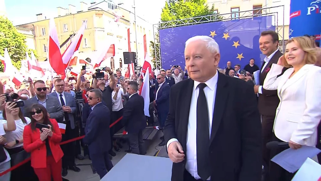 Jarosław Kaczyński w Kielcach Jarosław Kaczyński w Kielcach